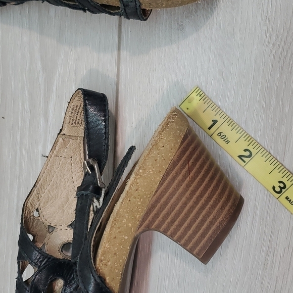 Josef Seibel Women Ruth 03 Comfort Leather Strap Sandals Heels shoes sz 9 - Picture 10 of 13